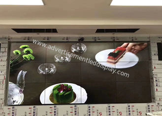 46Inch Large Video Wall Displays , 3x3 LED Video Wall Straight Down