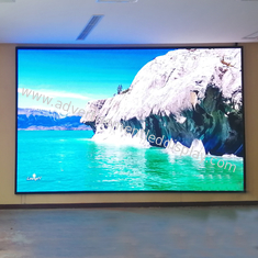 Anti-Glare Indoor Advertising LED Display Iron/Die-casting Aluminum Cabinet
