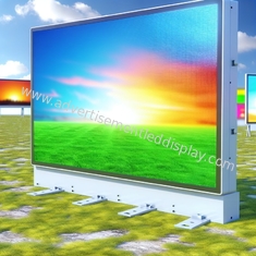 Weather Resistant LED Ad Screen 192x192mm Size 6000cd Brightness for Outdoor