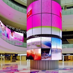 Flexible Installation Advertisement LED Display Customized Screen Size