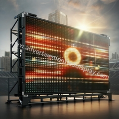 Durable Iron LED Screen 192x192mm Module Size 100 Year Lifetime for Impact Advertising