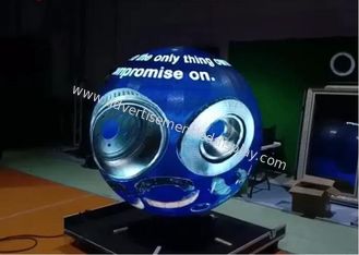 Indoor P4 Sphere Led Display 160 Degrees View Angle 1/16 Scan