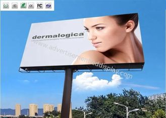 P10mm Outdoor Advertising LED Displays High Resolution 320x160mm For Banks