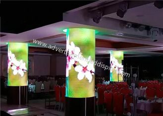 Cylindrical Flexible Led Curtain Display Indoor ICN2038 driver IC