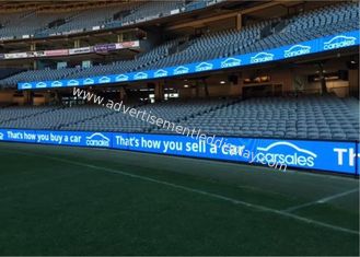 Pitch 10mm Football Advertising Boards 10000 Dots/Sqm RGB Full Color