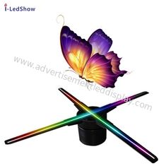 24DC Spinning Hologram Display , 50cm 3d Holographic Air Fan Display