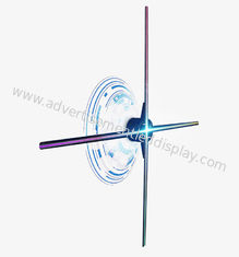 100cm Spinning LED Display 3d , 1600x680 Hologram Fan Display