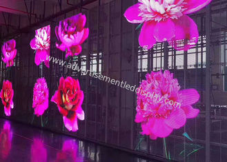 Customized Aluminum Transparent LED Display IP65 with Aluminum Panel Material