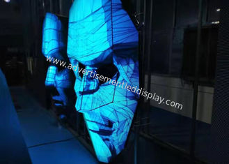 P4 Special LED Display Mask Shape Iron Cabinet For DJ Booth Night Club