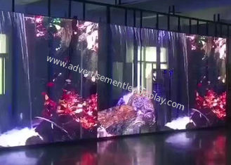 Dynamic Scanning Clear Glass Led Display Ceiling Mounted