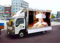 P5 Rgb Truck Mobile LED Display 40000Dots / Sqm Pixel For Advertising