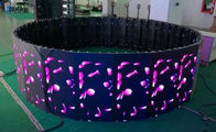 P3 Cylindrical LED Screen , SMD2121 Flex LED Video Wall Full Color