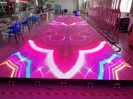 SMD3535 LED Lighted Floor Tiles , P8.92 3d Dance Floor 5 years Warranty
