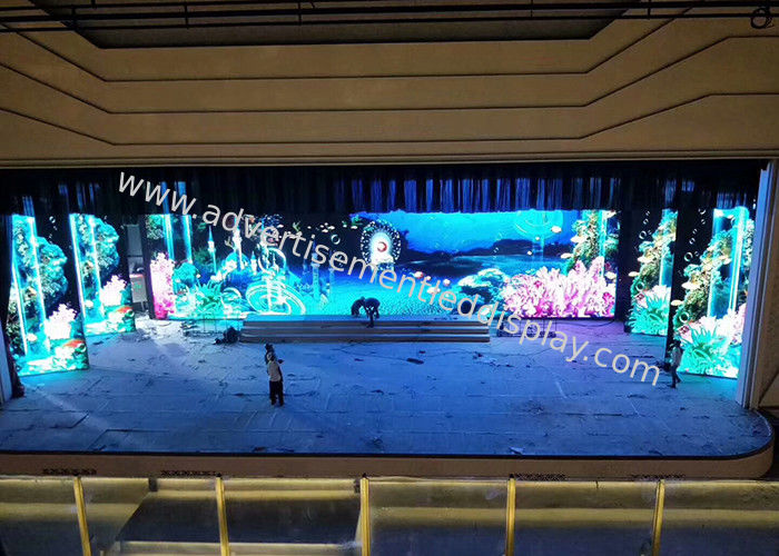 4K LED TV Showroom Display Full Color 2mm Resolution 2m View Distance