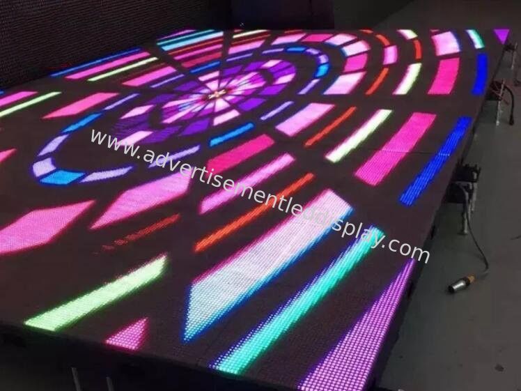 SMD1921 Floor LED Screen , Rgb LED Dance Floor P3.91 For Concert