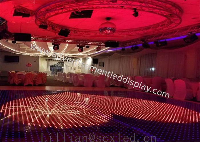 P10mm Dj Stage Dance Floor LED Display RGB Aluminum Cabinet