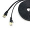 Black Outdoor Network Connector Cable SASO Gigabit Ethernet Cable