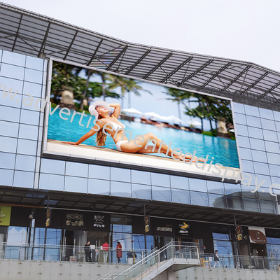 Outdoor LED Video Wall Display Weatherproof Design Bright Sunlight Resistant