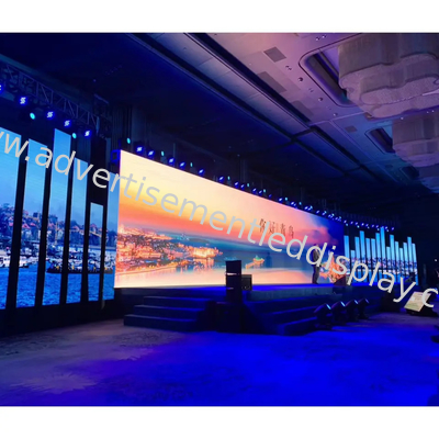 100000h Life Span Indoor Advertising LED Display Iron/Die-casting Aluminum Cabinet Material