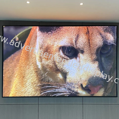 320mmx160mm Indoor Advertising LED Screen Iron/Die-casting Aluminum Cabinet Material