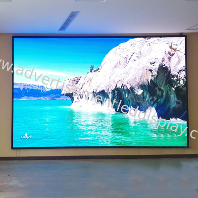 Anti-Glare Indoor Advertising LED Display Iron/Die-casting Aluminum Cabinet