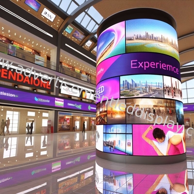 Flexible Installation Advertisement LED Display Customized Screen Size