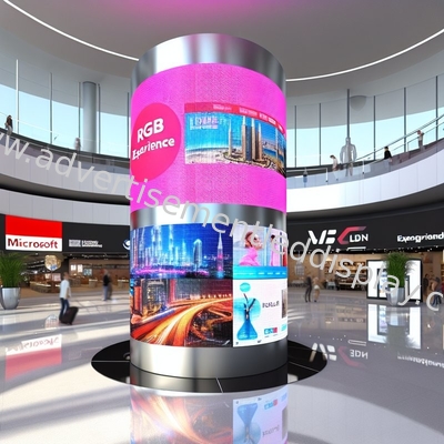 Flexible Installation Advertisement LED Display Customized Screen Size