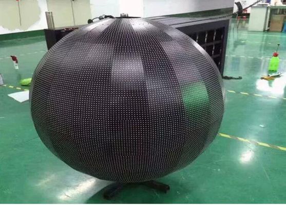 Indoor P4 Sphere Led Display 160 Degrees View Angle 1/16 Scan