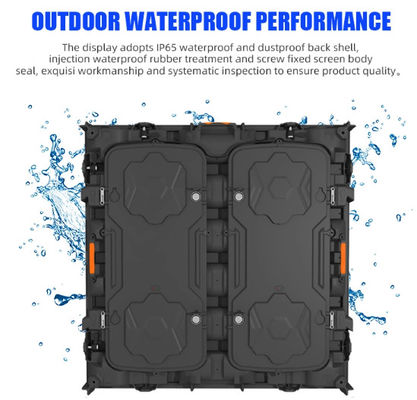 SMD 1G1R1B Outdoor LED Displays Iron Cabinet Adaptable Custom-Fit For Any Location
