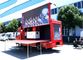 P8mm Truck Mobile LED Display Iron Cabinet 5500cd/Sqm 256mmx128mm