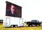 Pitch 6mm Mobile LED Screen Rental , Truck LED Screen 27777 Dots / Sqm