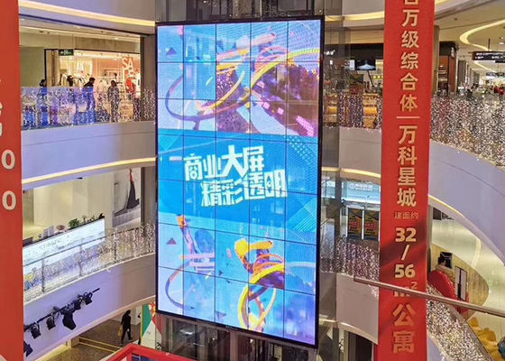 IP65 Protection Grade SMD1921 Transparent Glass LED Display 256x256 Pixels for Outdoor