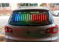 250mmx250mm LED Car Rear Window Digital Display 120W Aluminum Cabinet