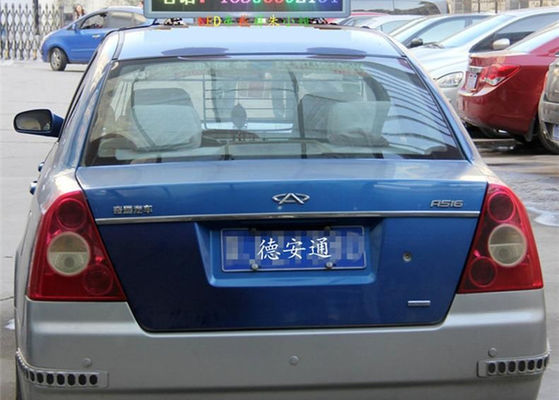 1000x375mm LED Screen For Car Back Window , P3.91 Car Message Display