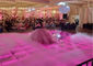 8.9mm Video LED Dance Floor For Weddings Moistureproof 9500K