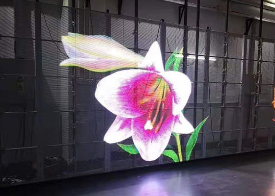 Adjustable Advertising Transparent LED Display with Customizable Display Size