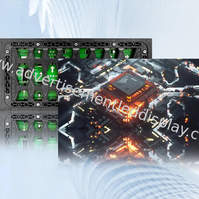 High-Performance Advertisement Display Board Iron Cabinet 6000cd Brightness