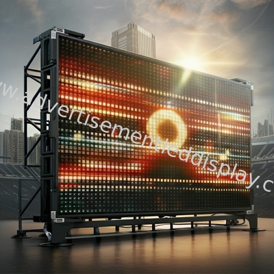 Durable Iron LED Screen 192x192mm Module Size 100 Year Lifetime for Impact Advertising