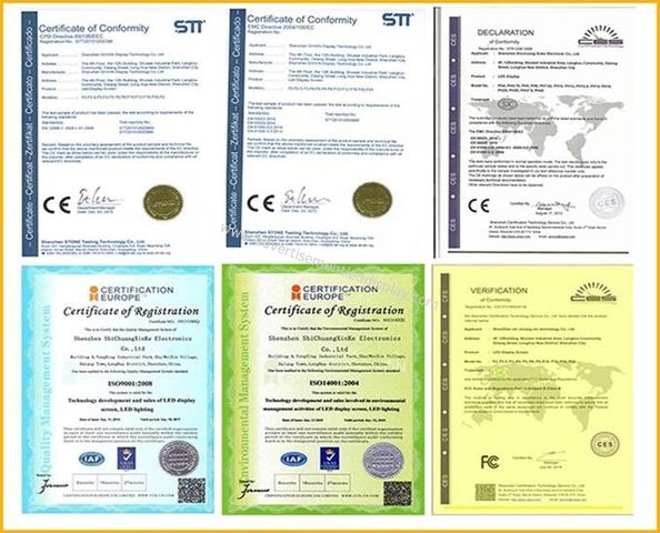 China Shenzhen Xmedia Technology Co.,Ltd Certification